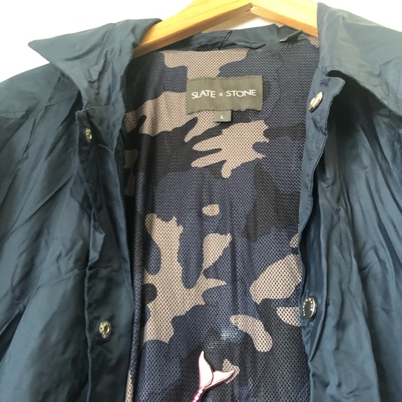 NWOT Slate & Stone Coach Jacket, Navy  Size Large - Picture 8 of 11